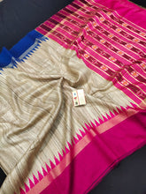 Pure tussar ghicha saree